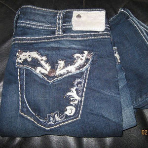 Silver Suki Jeans Embelished
